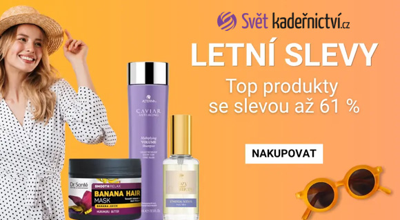 svět kadeřnictví letní slevy