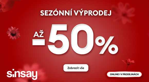 sinsay výprodej
