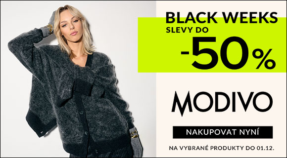 modivo black friday slevy