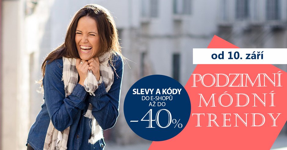 Poznejte nejnovější podzimní módní trendy a nakupujte výhodně
