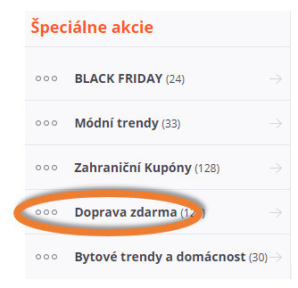 vašekupóny.cz doprava zdarma