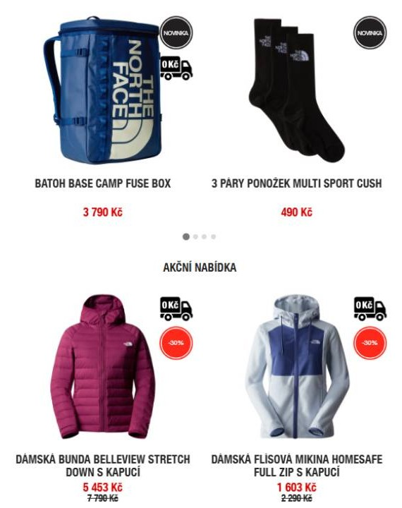 Outdoor & Fashion - nabídka produktů