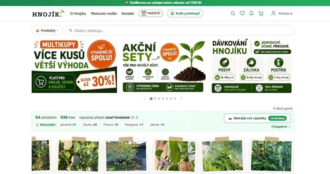 Homepage Hnojik.cz