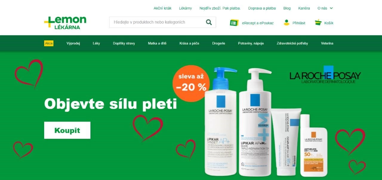 kosmetika na pleť a tělo značky La Roche Posay