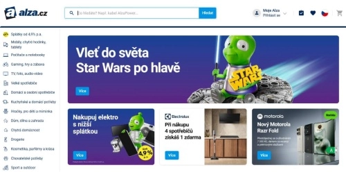 Alzák a Star Wars, výhodná nabídka spotřebičů, elektro nabídka a mobily