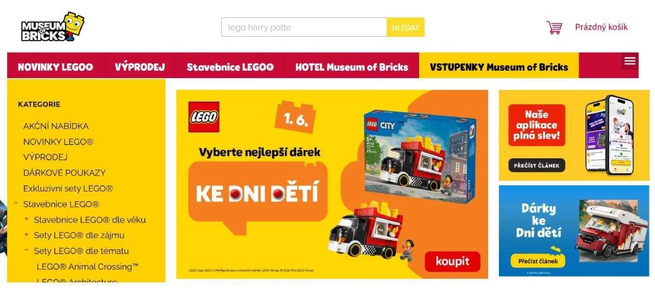 lego a dárky pro děti