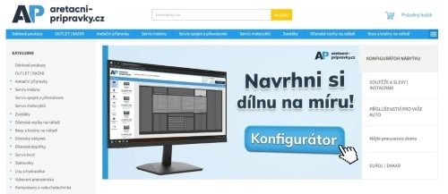 počítač s konfiguračním programem