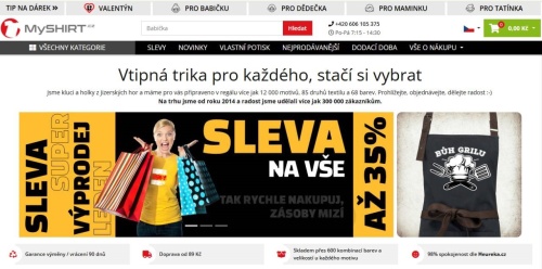 MyShirt - e-shop