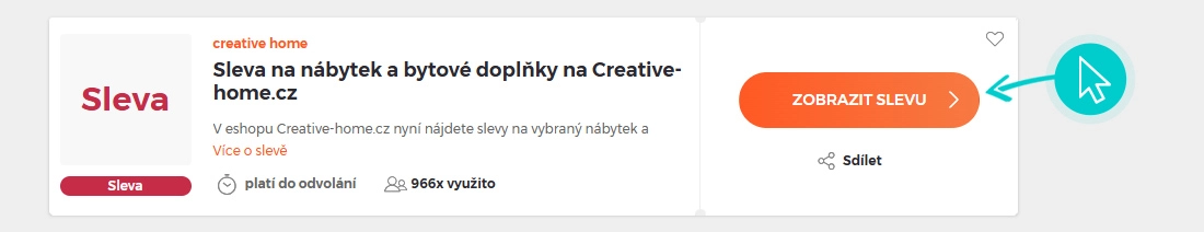 Jak využít slevy creative home