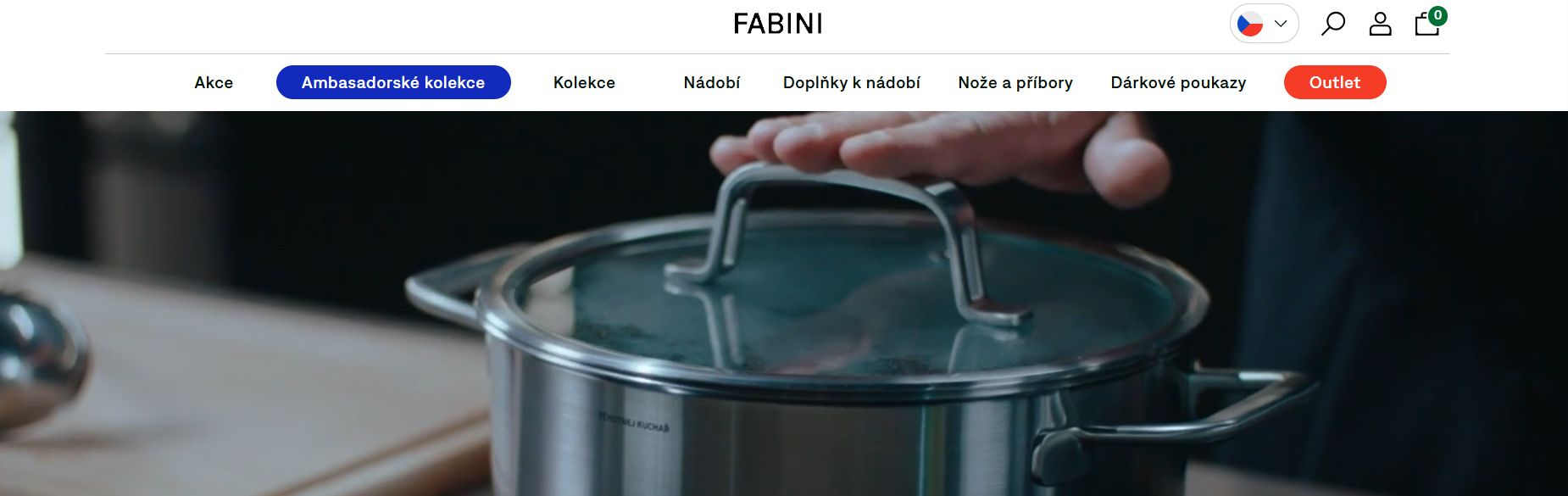 Fabini webové stránky e-shopu