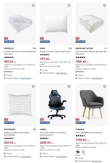 přikrývka, polštáře, termopřikrývka, herní židle a křeslo