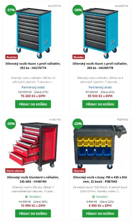 AHProfi - nabídka produktů