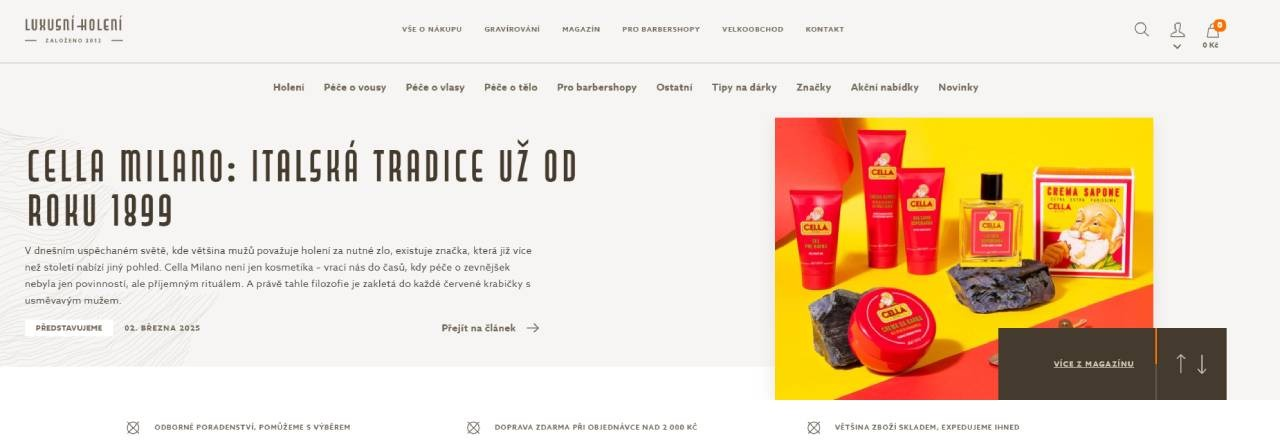 Luxusní-holení - e-shop
