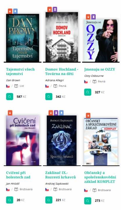 knihy Tajemství všech tajemství, Domov Hochland, Jmenuju se OZZY a další