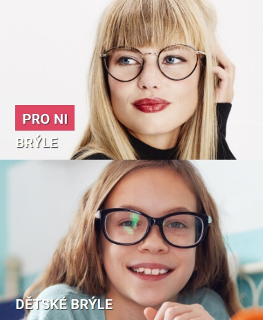 žena a dívka s dioptrickými brýlemi