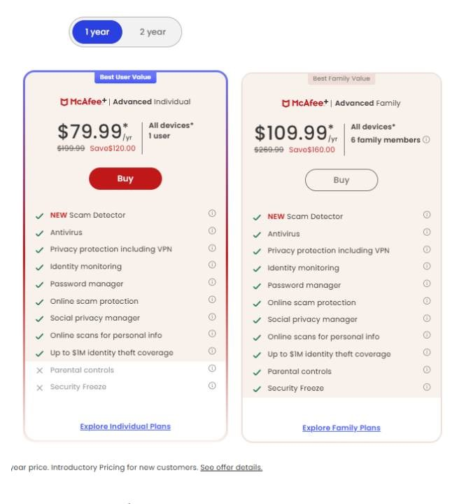 srovnání cen balíků na ochranu surfování po internetu