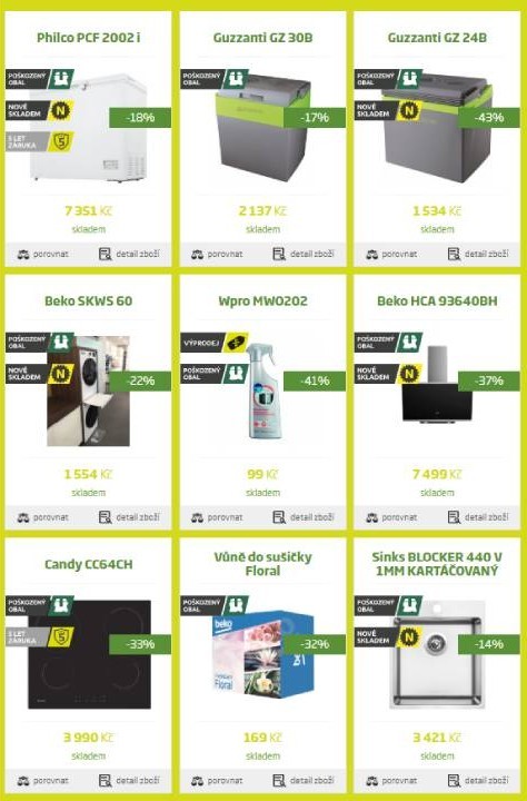 2jakost - mrazák, termochladnička, rozprašovač, digestoř, sklokeramická varná deska, vůně do sušičky a dřez