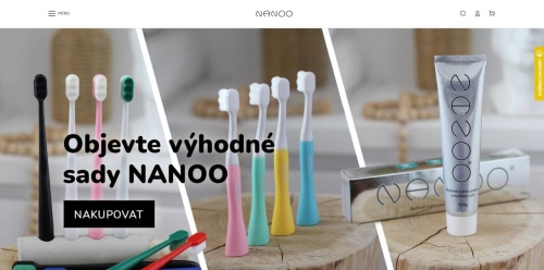 Nanoo - sady zubních kartáčků a zubní pasta