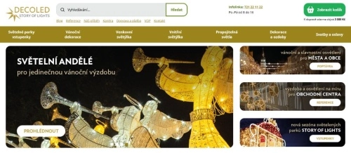 světelní andělé v různých tónech bílé barvy