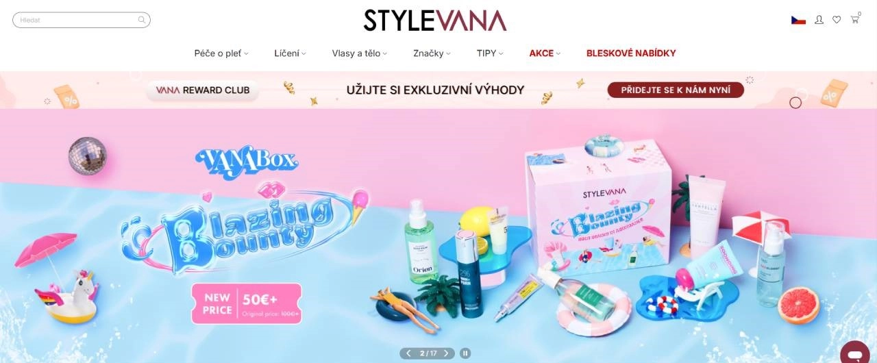 různé kosmetické produkty