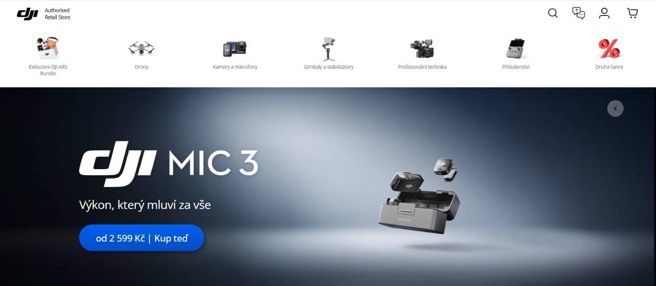 sluchátka v pouzdru ve vzduchu