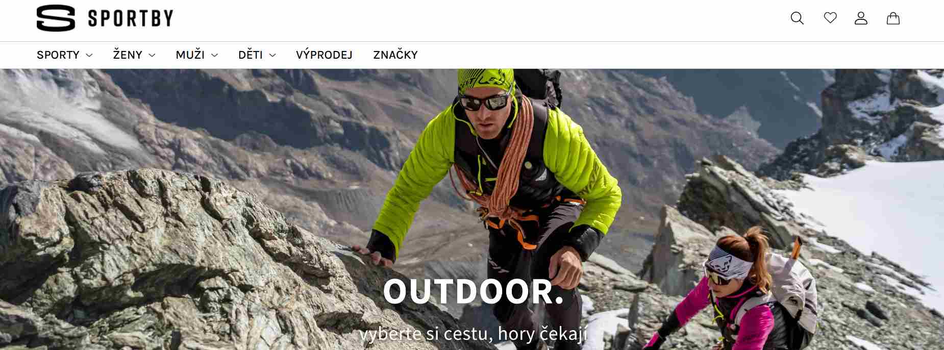 sportby e-shop webové stránky