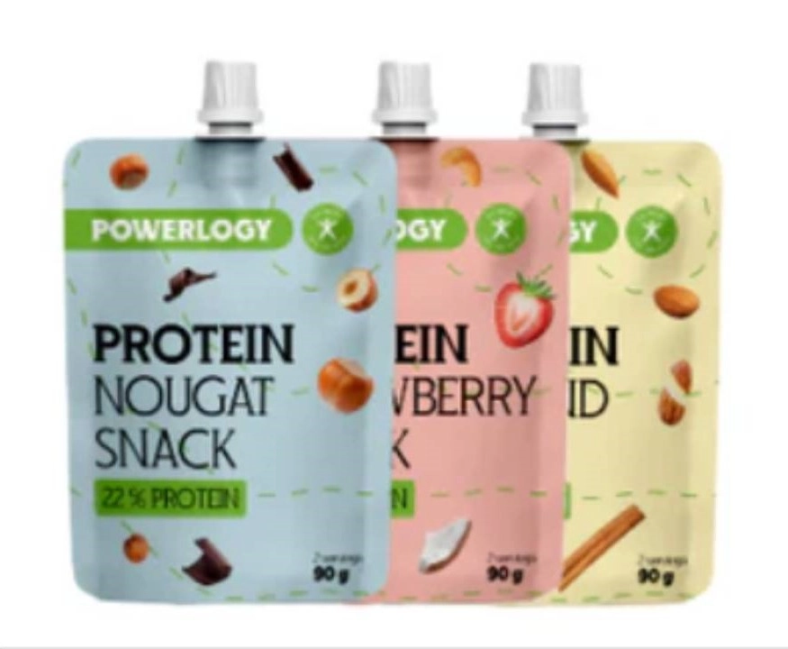 různé proteinové snacky