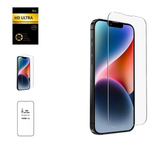 tvrzené sklo na mobilní telefon s grafikou aplikace