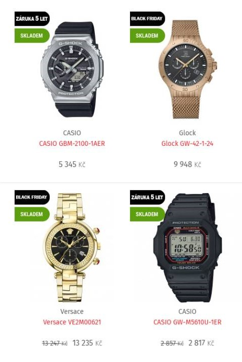 Zaminutu.cz - nabídka produktů