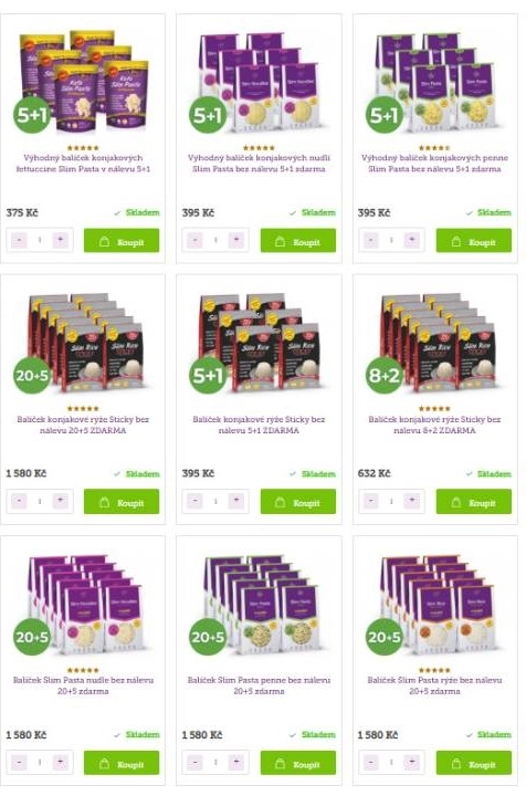 výhodné balíčky jídel