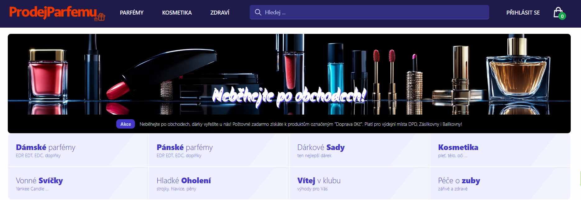 Prodejparfemu webove stranky