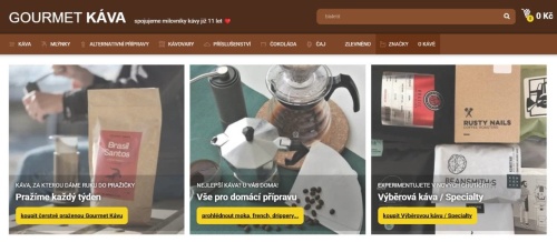 Gourmetkava.cz - e-shop
