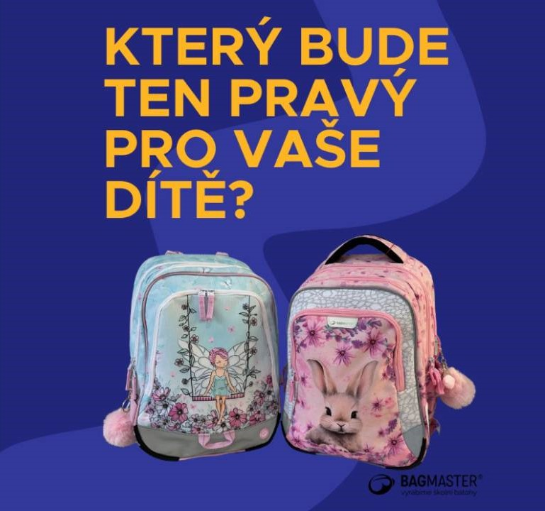 Bagmaster - modrý a červený batoh