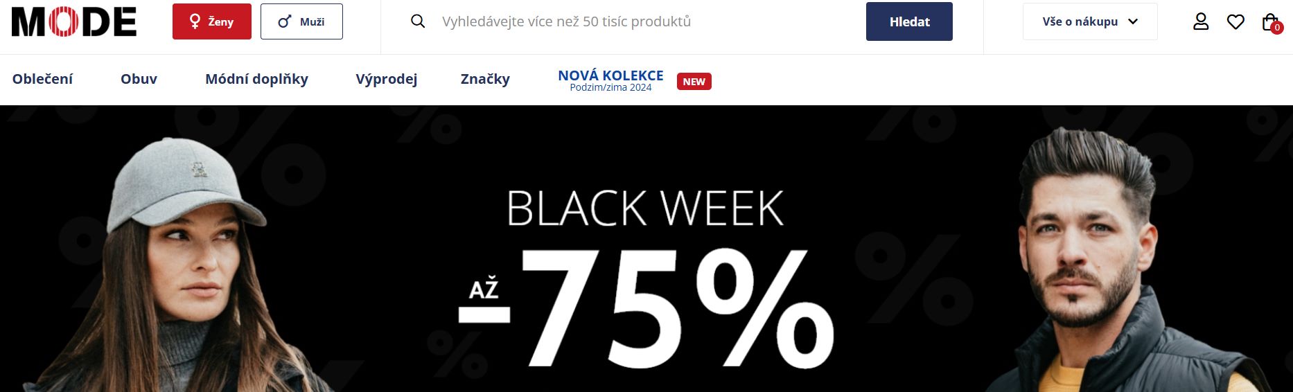 Mode webove stranky