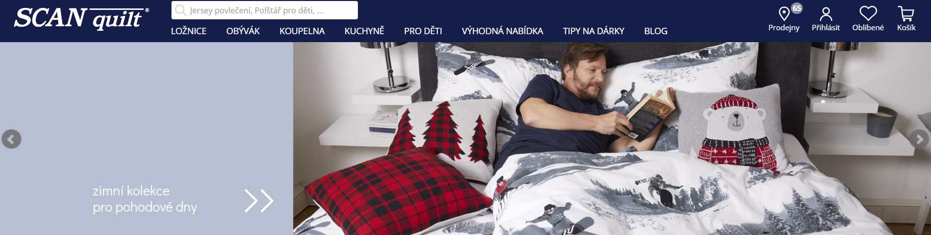 SCANquilt.cz eshop - webové stránky