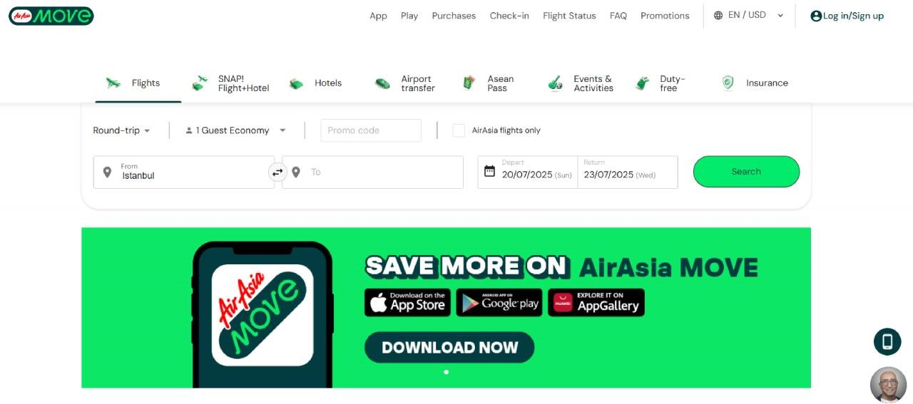 AirAsia - e-shop
