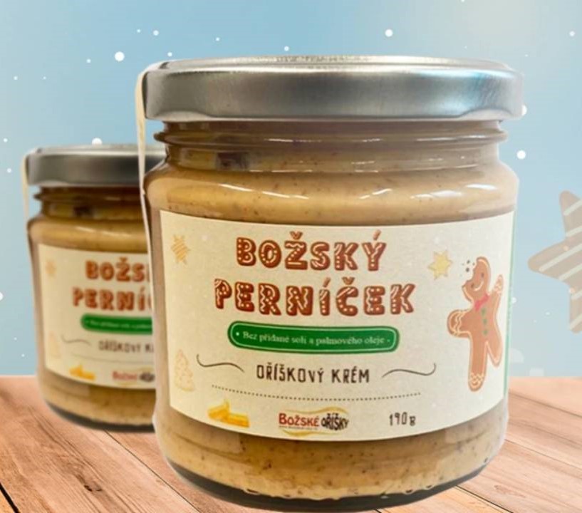 Božské oříšky - oříškový krém Božský perníček