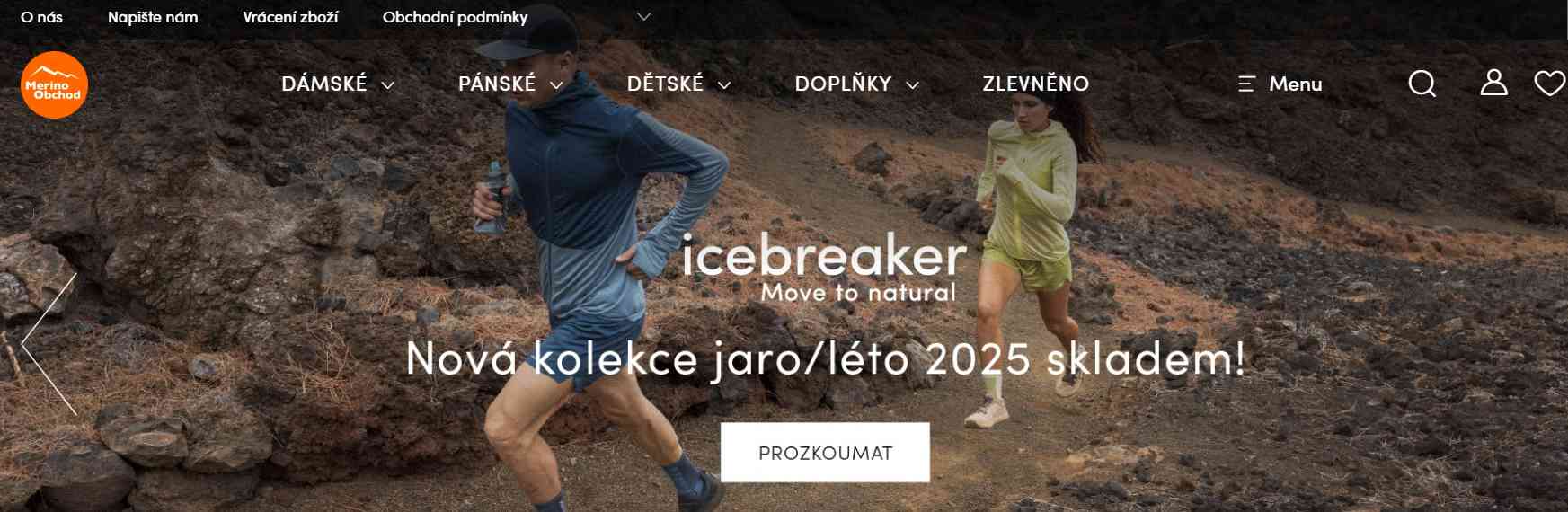 Merino obchod webové stránky e-shopu