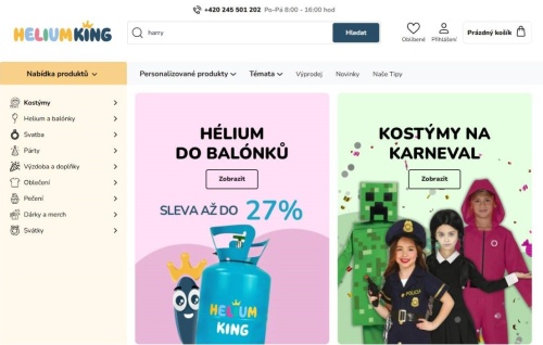 Heliumking - e-shop