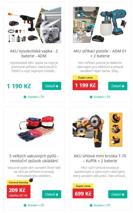 Cool-ceny - nabídka produktů