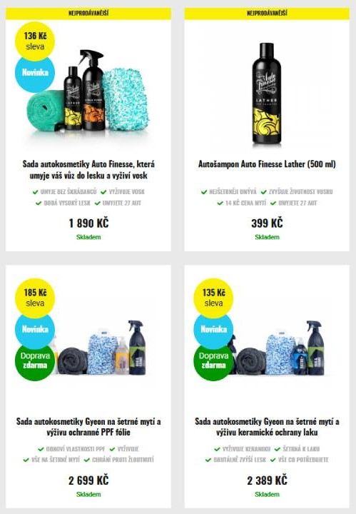 vLesku.cz - nabídka produktů