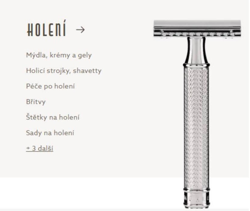 Luxusní-holení - holení