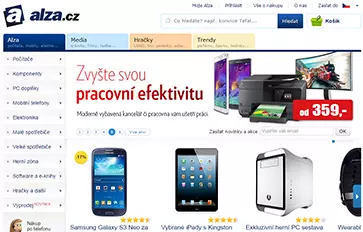 Alza.cz eshop -tablet