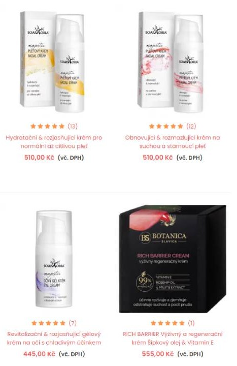 Soaphoria - nabídka produktů