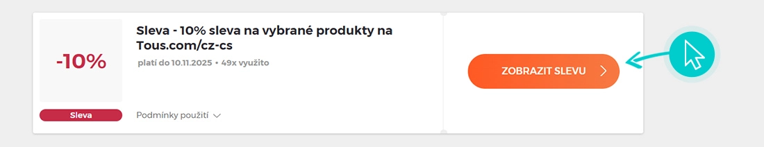 Jak využít slevy Tous