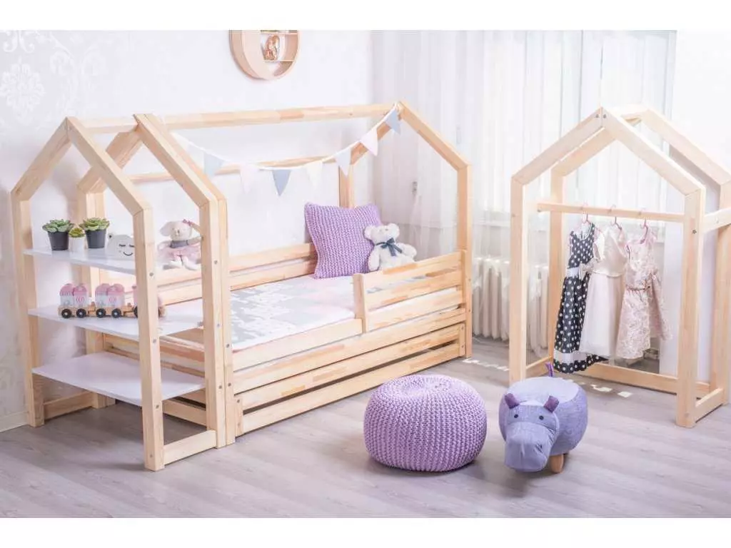 elis design - drevene domecky jako postel