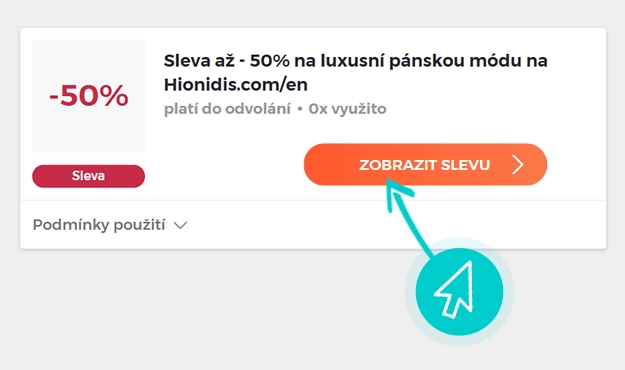 Jak využít slevy Hionidis