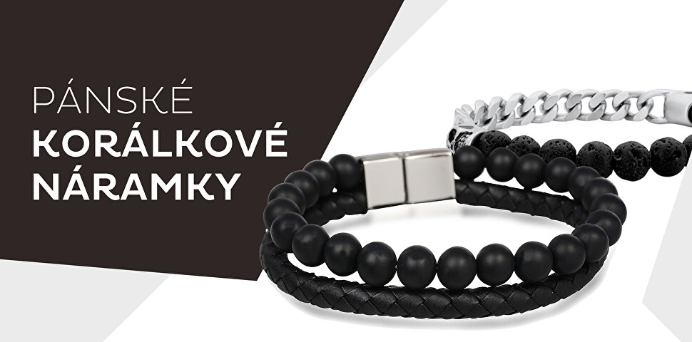 Šperky.cz eshop - pánské korálové náramky