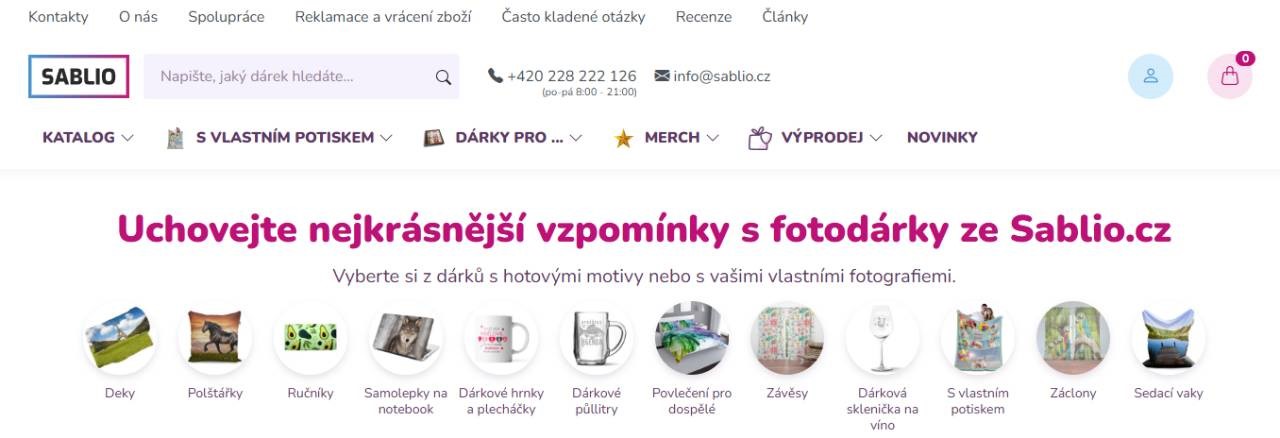 Sablio - e-shop