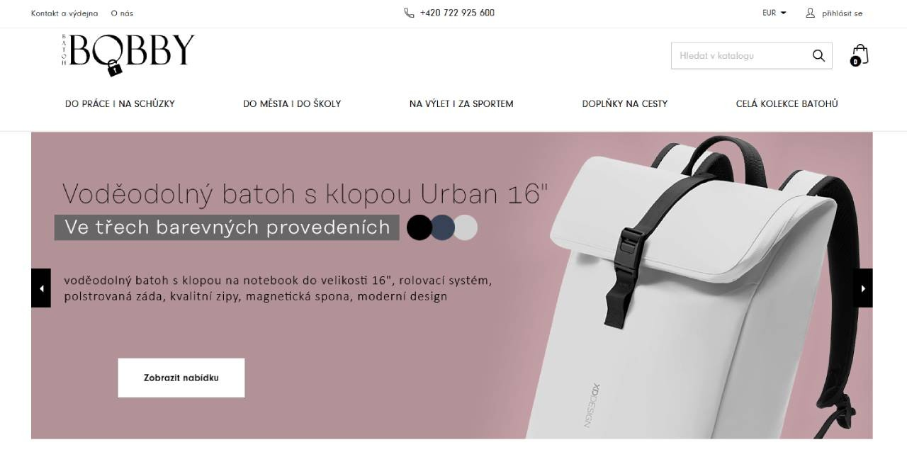 Batoh Bobby - e-shop